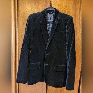 Juicy Couture - men's fitted velvet blazer